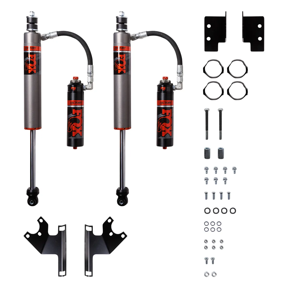 "fox Factory Race Series 2.5 Internal Bypass Reservoir Shock (Pair) - Adjustable 2.5-4"" Lift Front Wrangler 11-18 Jk/Jku" product image