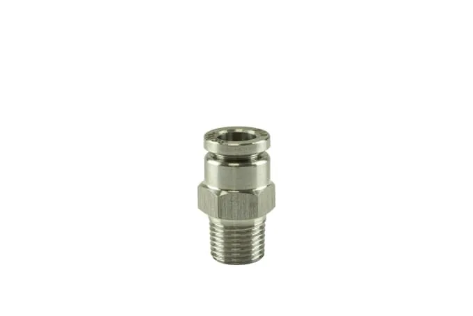 TurboSmart USA 1/8" NPT to 1/4" PTC Straight - Pushloc Fitting Stainless Steel