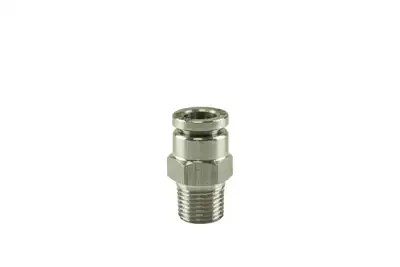 TurboSmart USA 1/8" NPT to 1/4" PTC Straight - Pushloc Fitting Stainless Steel