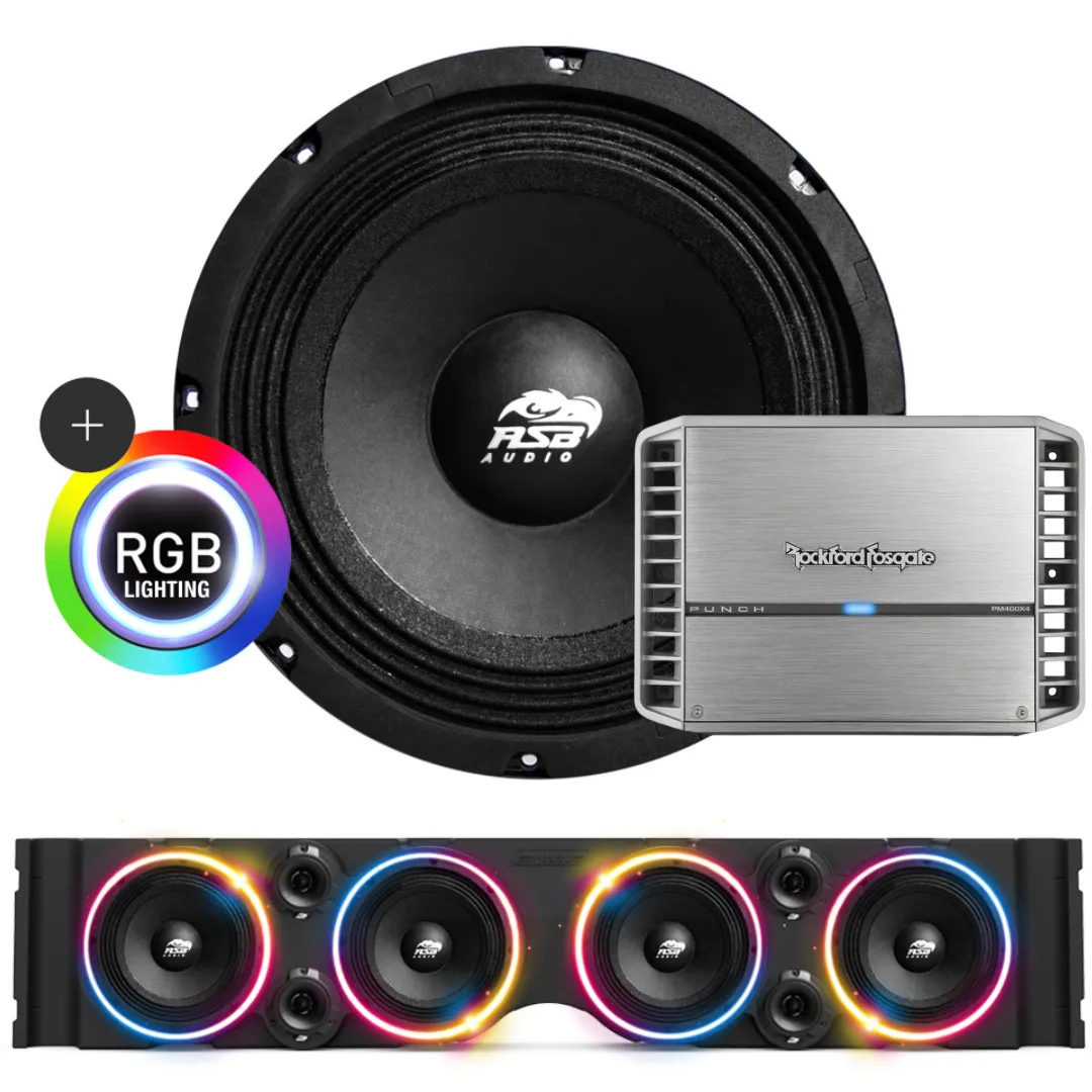 TJ/YJ American SoundBar Package (White) product image