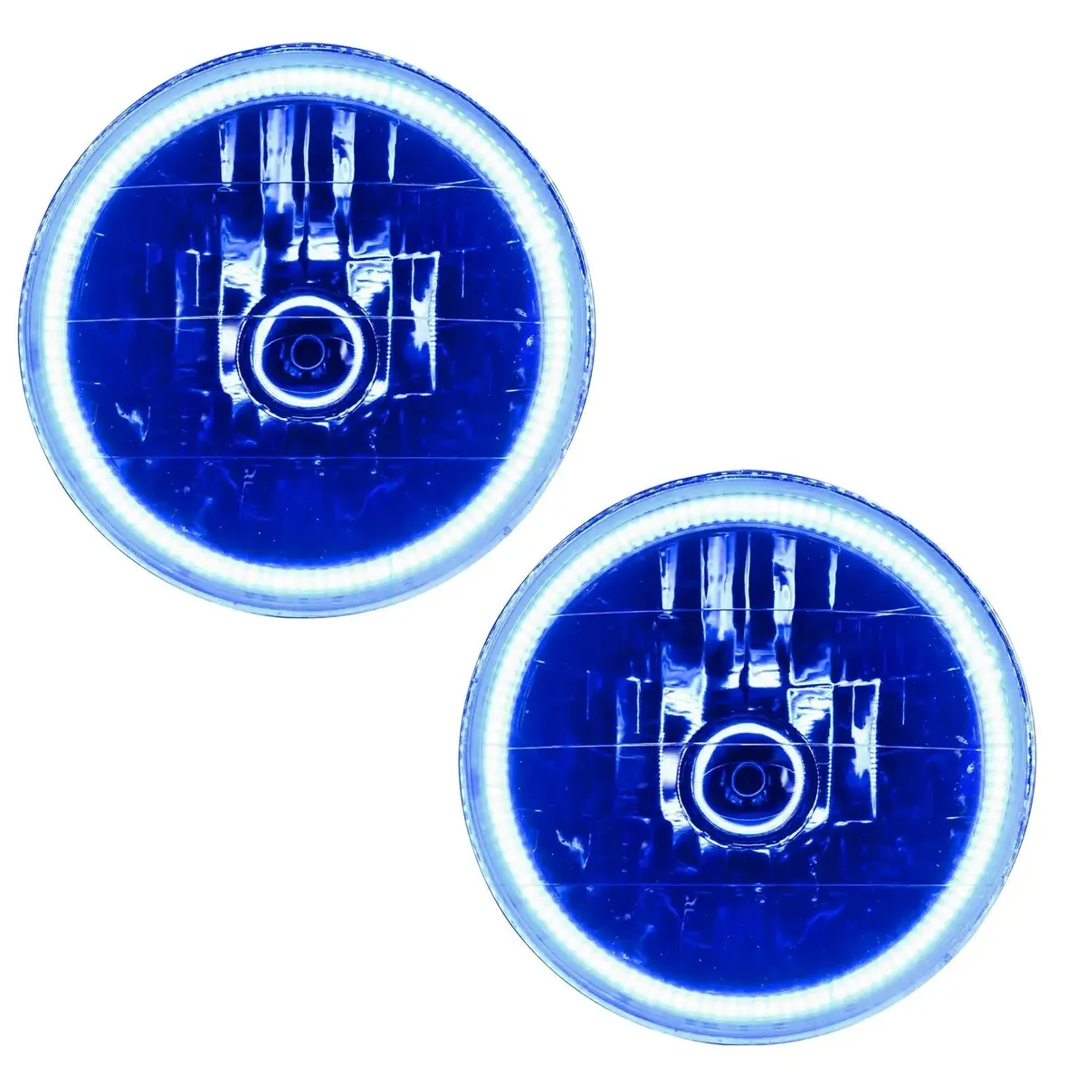 ORACLE Lighting 1997-2006 Jeep Wrangler TJ Pre-Assembled LED Halo Headlights product image