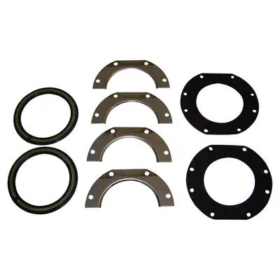 Crown Automotive Jeep Replacement Steering Knuckle Seal Kit 1941-1945 MB w/ Dana 25 Front Axle; 1945-1949 CJ-2A w/ Dana 25 Front Axle; 1948-1953 CJ-3A w/ Dana 25 Front Axle; 1953-1965 CJ-3B w/ Dana 25 Front Axle; 1966-1968 CJ-3B w/ Dana 27 Front Axle; 1955-1965 CJ-5 w/ Dana 25 Front