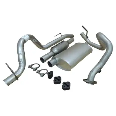 Crown Automotive Jeep Replacement 1993-1995 Wrangler YJ with 2.5L engine; Muffler & Tailpipe