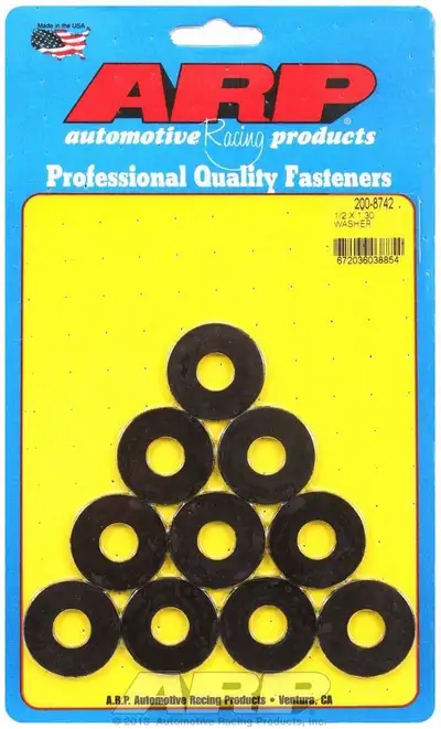 ARP Auto Racing Black Washer - 1/2 ID x 1.300 OD (10pk)