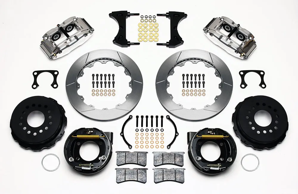 Wilwood FNSL4R Rear P-Brk Kit 12.88in Drill Polish Big Ford Old Style 2.36in Offset product image