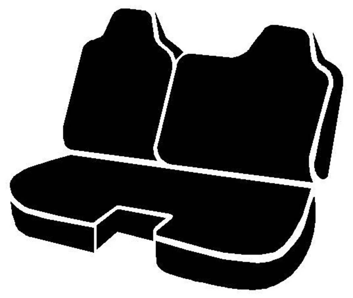 LeatherLite™ Custom Seat Cover; Leatherette; Red/Black; Split Backrest 60/40; Solid Cushion; Cushion Cut Out; product image
