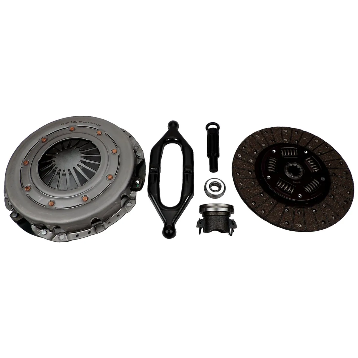 Clutch Kit; Incl. Clutch Disc/Pressure Plate/Clutch Throwout Bearing/Pilot Bearing/Clutch Release Fork; 10.5 in. Disc; 10 Splines; 1.125 in. Spline Dia.; product image