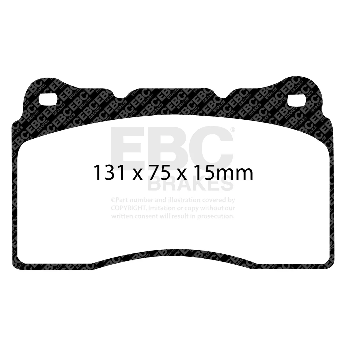 EBC Brake Pad Disc Rotor Full Kit; Front And Rear Axles; 2-Piece Fully-Floating Brake Discs; product image