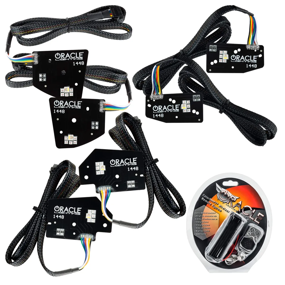 Oracle Lighting 2019-2021 RAM 1500 Colorshift Rgbw+a Headlight DRL Upgrade Kit - Projector LED Headlights product image