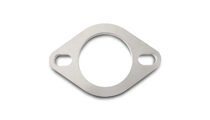 Vibrant Performance Exhaust Flange; 3 in. ID; 5.0625 in. W; 3.6875 in. H; 0.3125 in. Thickness; Titanium; 2 Bolt; 4.1875 in. Wall Thickness;