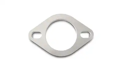 Vibrant Performance Exhaust Flange; 3 in. ID; 5.0625 in. W; 3.6875 in. H; 0.3125 in. Thickness; Titanium; 2 Bolt; 4.1875 in. Wall Thickness;