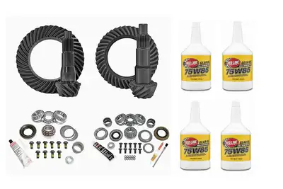 Yukon Gear and Axle Yukon D30 Front and D35 Rear Ring and Pinion Kit w/ Gear Oil Package - JL Non-Rubicon