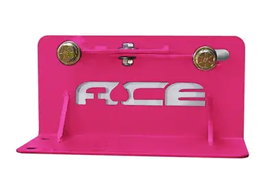 Steinjager Recovery and Towing 2018 to Present High Lift Jack Mount Fits Stand Alone Tire Carrier Hot Pink