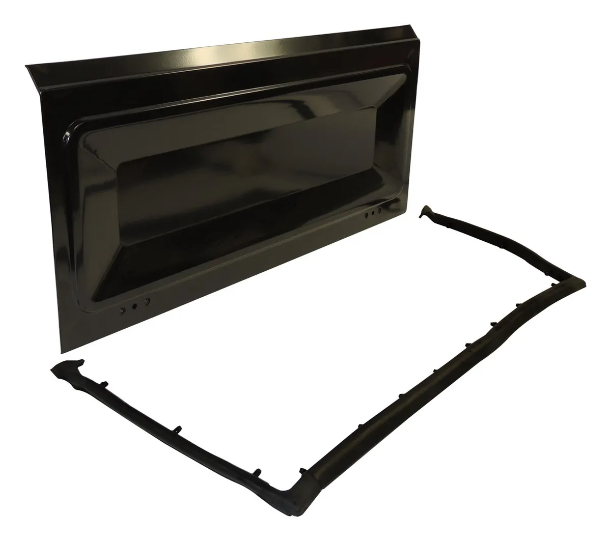 Crown Automotive Jeep Replacement 5454025K Tailgate and Seal Kit for 1976-1986 Jeep CJ-7, CJ-8, Black Primed Tailgate product image