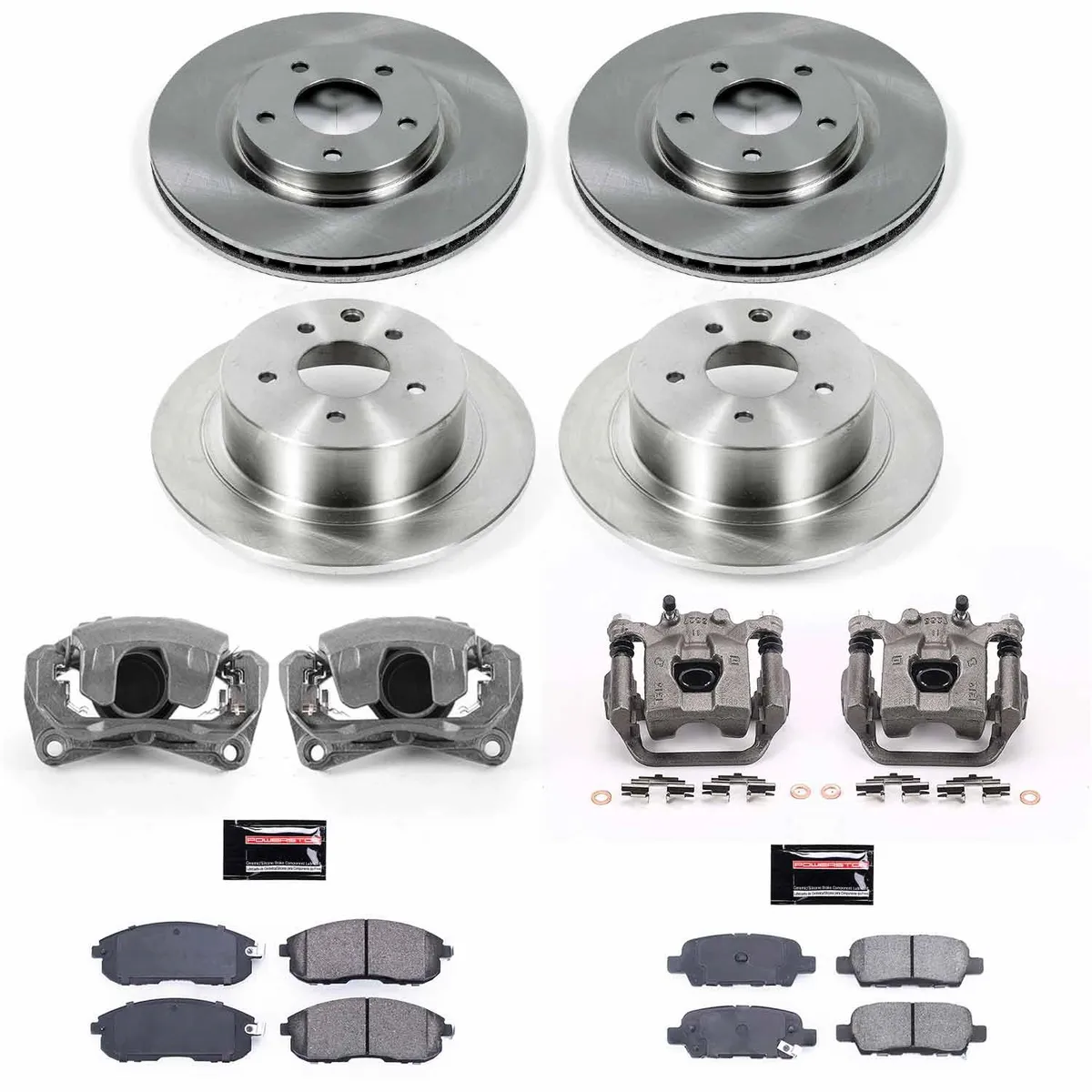 Z17 Direct Replacement Kit: Rotors; Ceramic Pads; Calipers product image