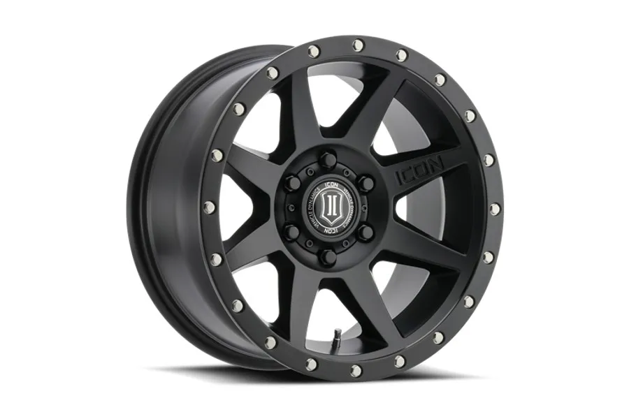 Icon Vehicle Dynamics Rebound Alloy Wheels, 17 x 8.5 6 x 5.5in, Satin Black - Bronco 2021+ product image