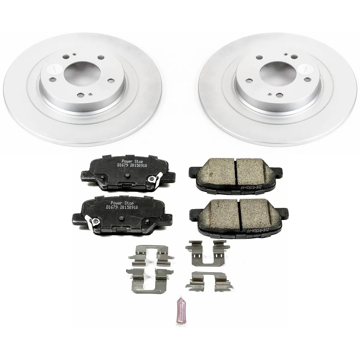 Z17 Geomet Coated Rotor Kit: Genuine Geomet Fully Coated Rotors; Ceramic Pads W/Hardware product image