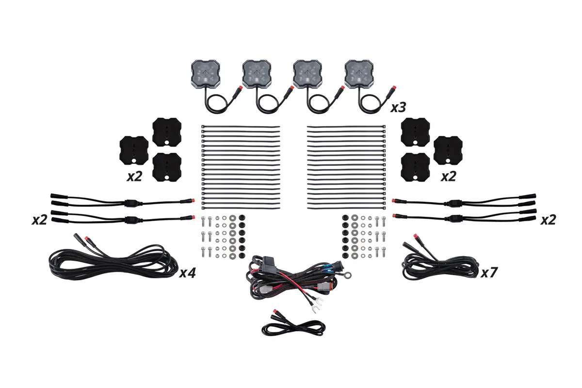Diode Dynamics - RGBW Rock Light Installer Magnet Mount Kit (12-pack) product image