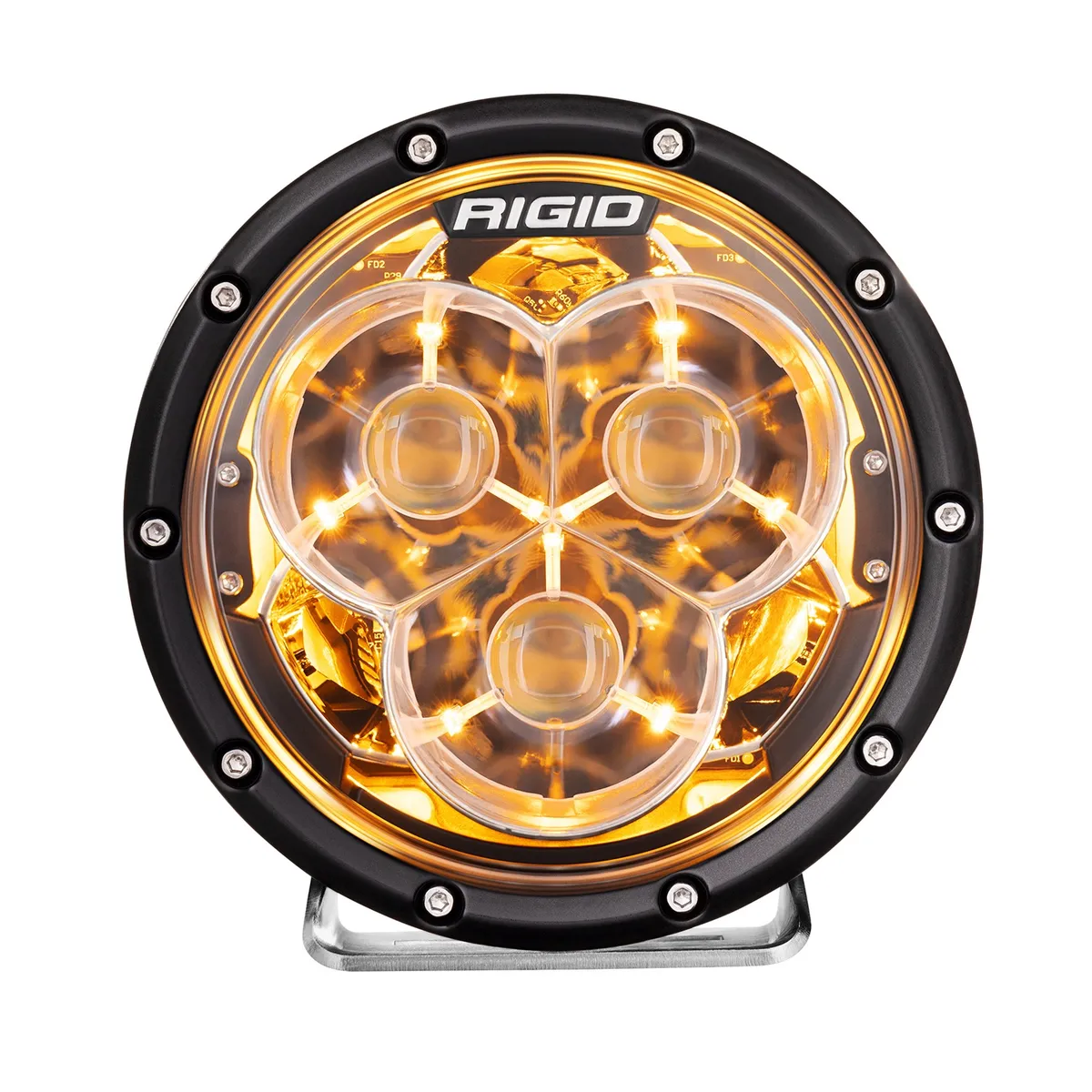 The 360-Series Laser Edition has revolutionized the off-road lighting industry with RIGID s patented Hybrid Optic system; which combines a reflector and a focusing lens to maximize optical efficiency. product image