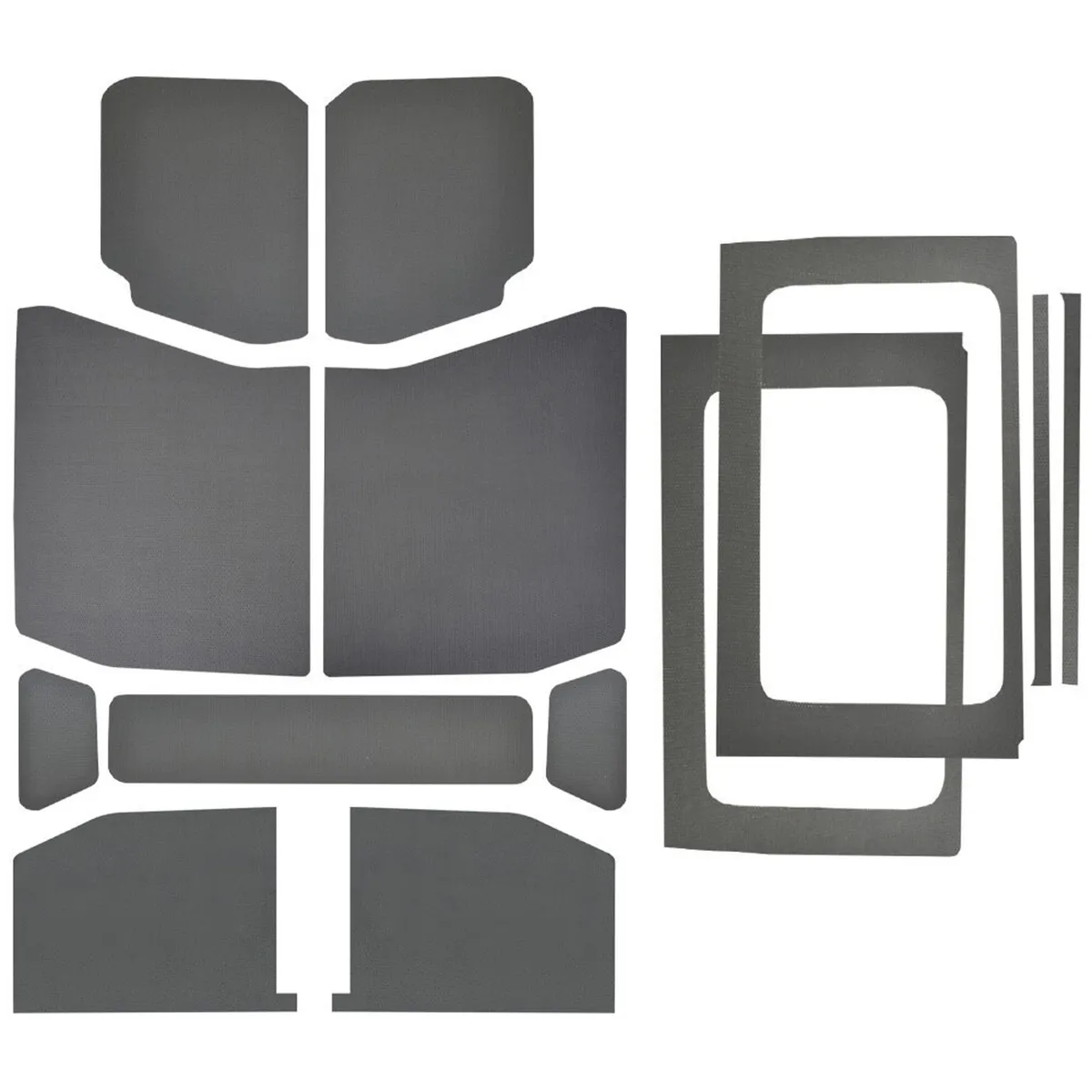 DEI 50181 Wrangler JL 4-Door Gray Leather Look Complete Headliner Kit 050181 product image