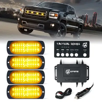 Xprite Xprite Grille and Surface Mount Light - Set of 4 | Tactical 24 Series
