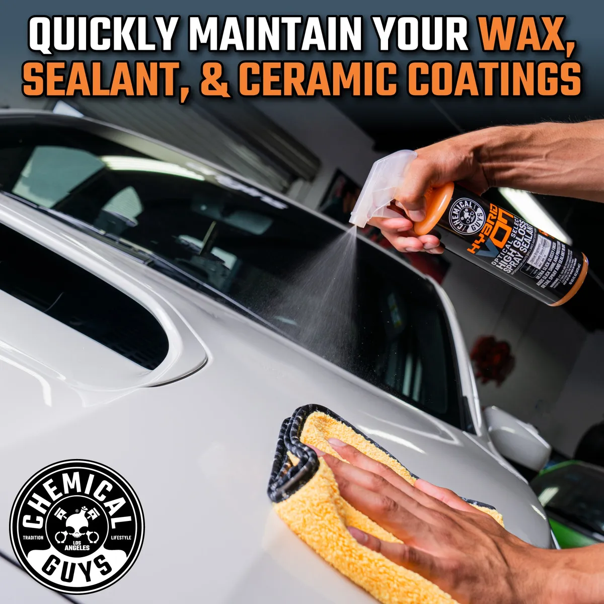 Chemical Guys Hybrid V7 Optical Select High-Gloss Spray Sealant and Quick Detailer - 1 Gal product image