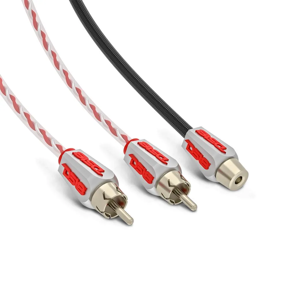 Level 3 Rca 100% Copper Ofc y Connector 2 Female to 1 Male - Black - Red product image