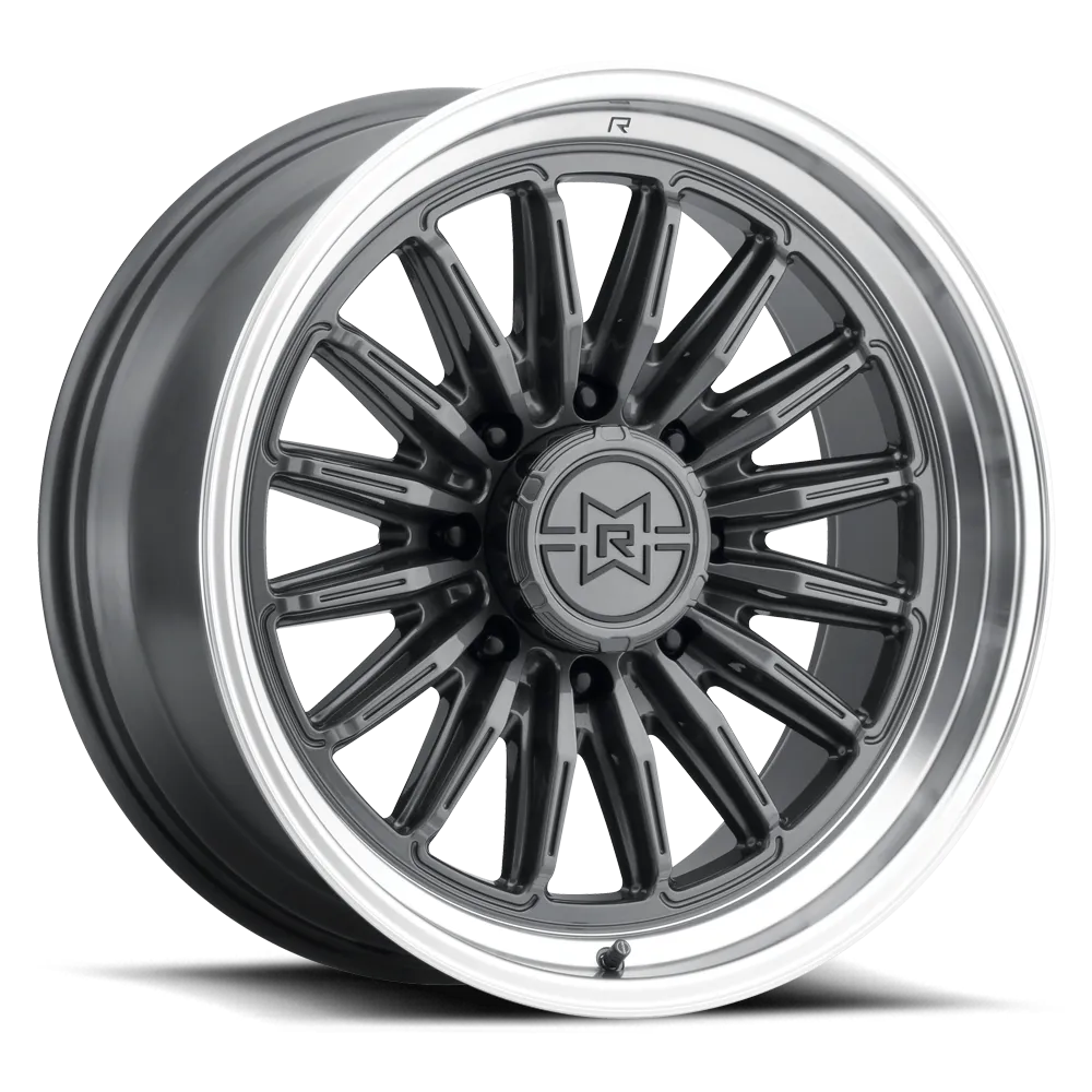 MR803 20x12 -40mm Offset 6x135 87mm Centerbore Gloss Titanium - Machined Lip product image