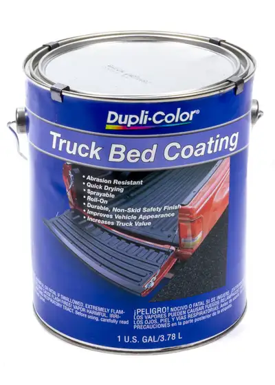 Dupli-Color Truck Bed Coating; Black; 128 Oz. Gallon
