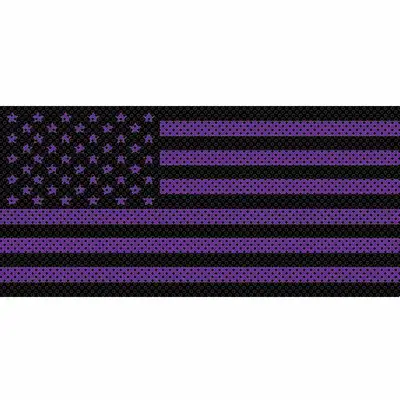Under The Sun Inserts Purples Collection American Flag Grille Inserts