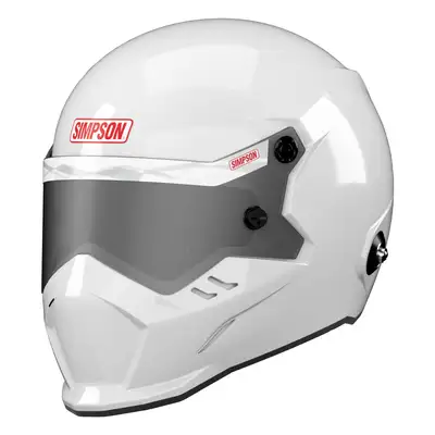 Simpson Safety Kingsnake 2025 Auto Racing Helmet Small White