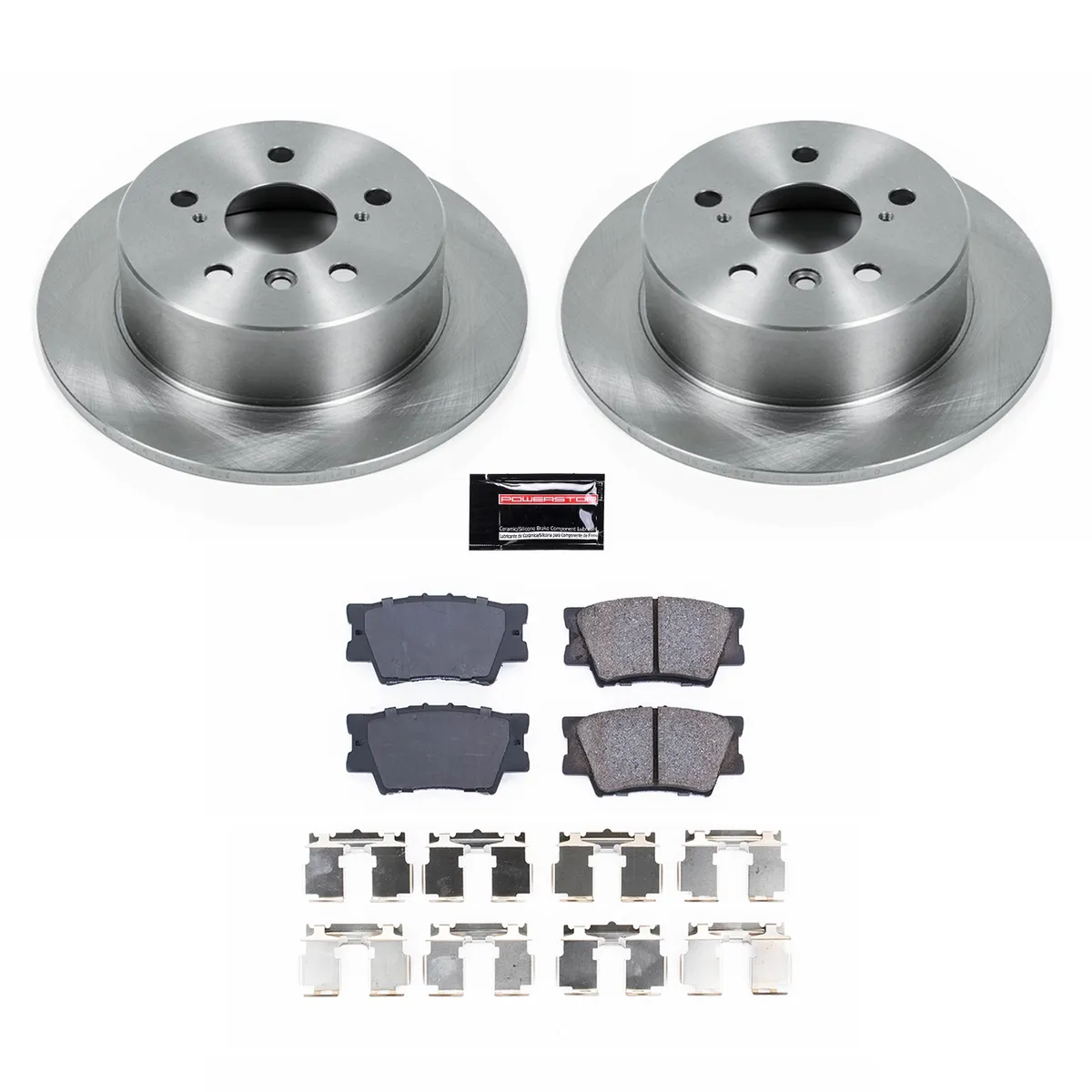 Autospecialty Brake Kit Rear 2013-2018 Lexus Es300h 2013-2018 Lexus Es350 2013-2018 Toyota Avalon 20 product image