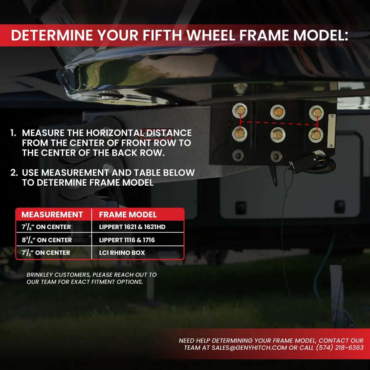 GEN-Y NOMAD - Static Fifth Wheel to Gooseneck - 2 5/16 Coupler - 6.5K TW 30K Overall Towing - Texture Black - Fits Rhino Frames GH-8102 product image