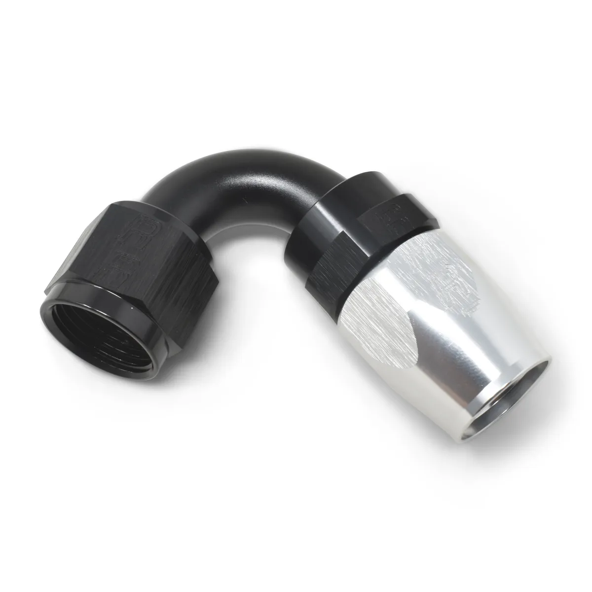 6AN 120Deg Swivel Tight Radius CLR/BLK product image