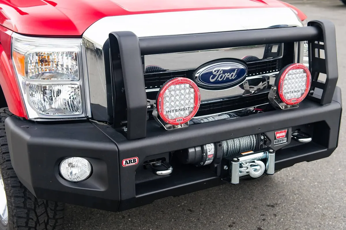 1116 F250/F350/F450 Super Duty Sahara Style Modular Winch Bar Kit product image