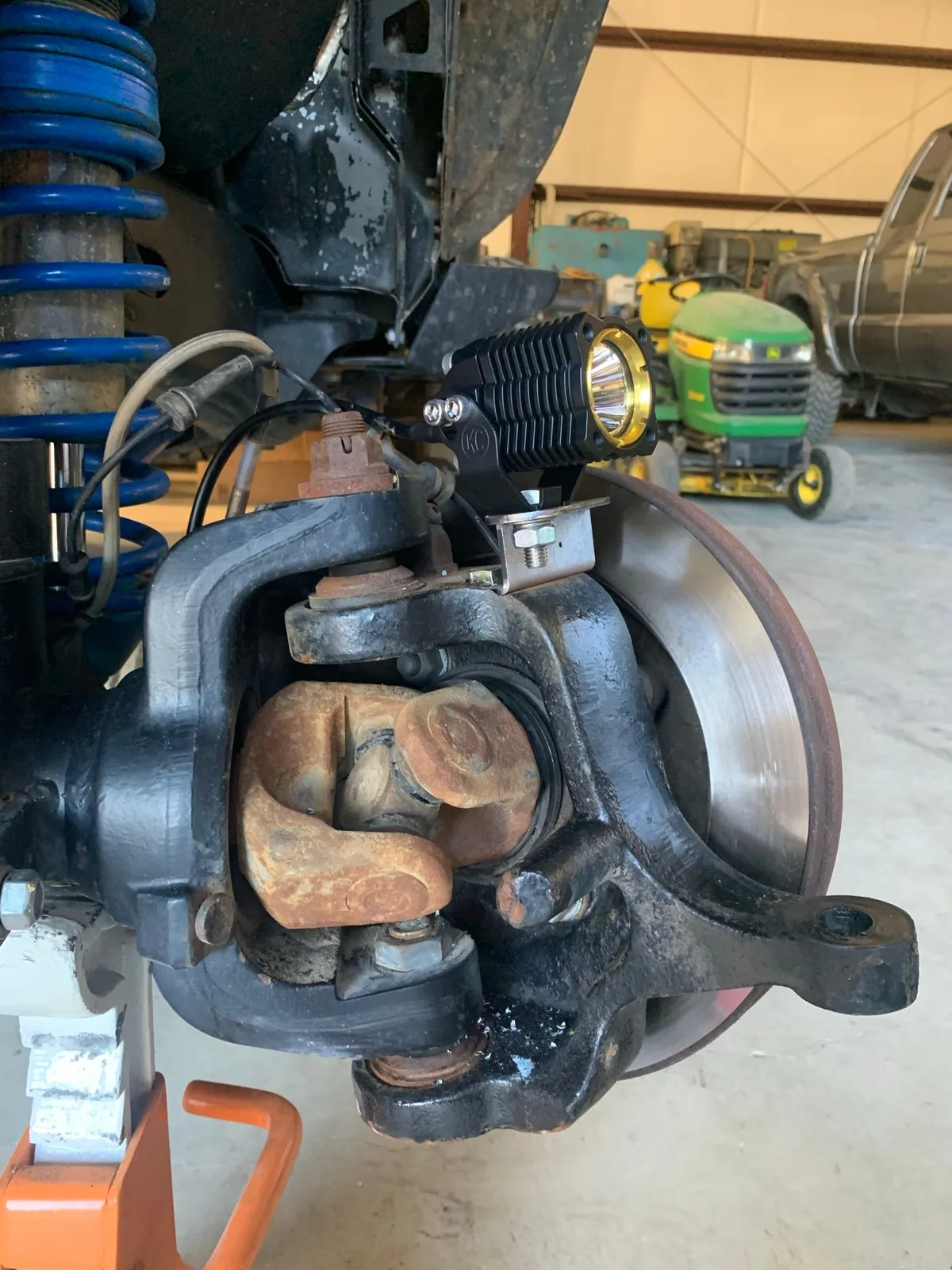 Currie Rock Jock Dana 60/70 Steerable Knuckle Pod Light Mounts for High Steer product image
