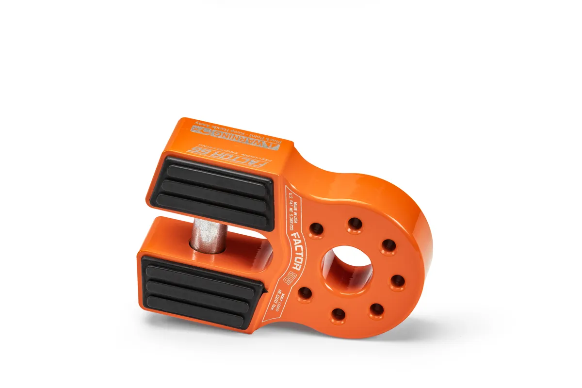 Factor 55 00050-07 Flatlink Winch Shackle Mount -- Orange product image