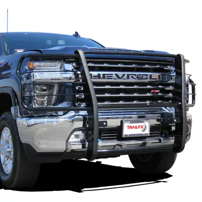TrailFX Grille Guard 2020_chevy25/3500 Blk