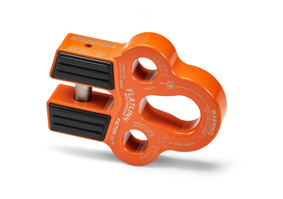 Factor 55 00225-07 Flatlink Multimount Winch Shackle Mount -- Orange product image