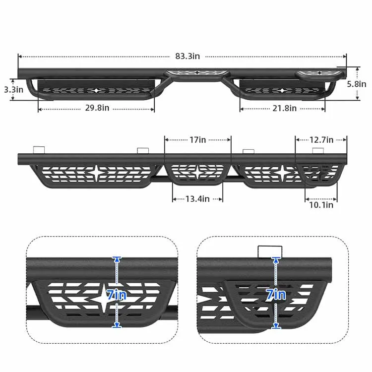 Jeep Running Boards Dual Steps for Gladiator 2020-2026 product image