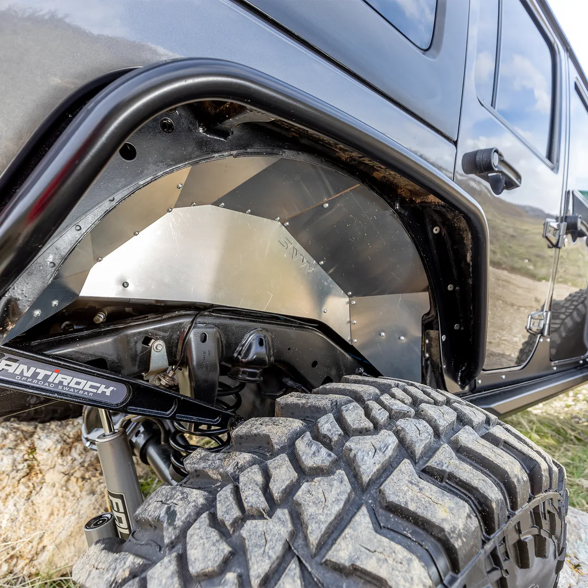 0718 Wrangler Rear Fender Inner Liner Raw product image