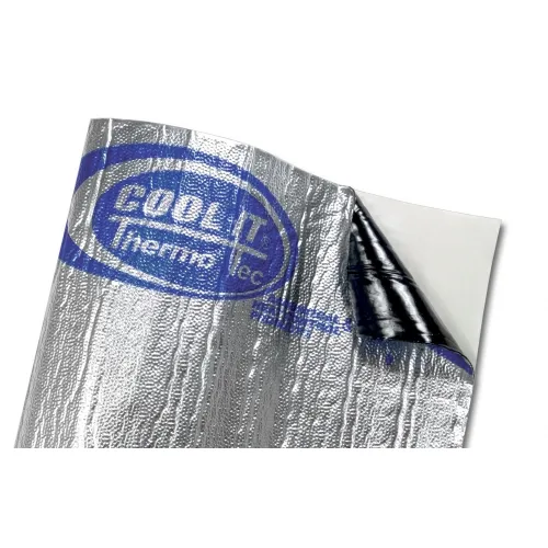 Suppressor Heat and Sound Film 12 Inch x 12 Inch Silver Up to 2000 Degree F 2 PC Thermo Tec product image