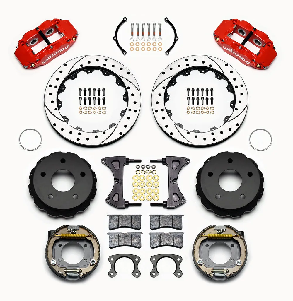 Wilwood FNSL4R Rear P-Brk Kit 12.88in Red Small Ford 2.36in Off Bronco 5 x 5.50 product image