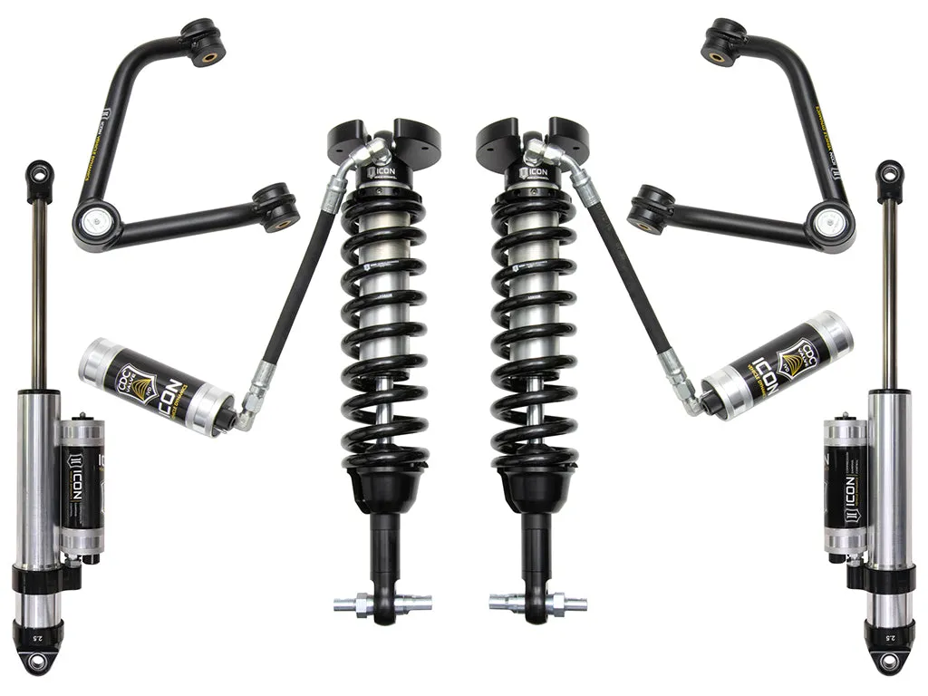ICON Vehicle Dynamics ICON 2019-2026 Chevrolet Silverado 1500/GMC Sierra 1500, 1.5-3.5" Lift, Stage 3 Suspension System, Tubular