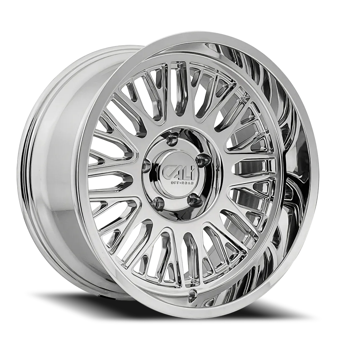 Cast Aluminum Wheels Vertex 9116 CH 20x10 Chrome 5 On 127 Bolt Pattern -25 Offset Cali Offroad Wheels product image