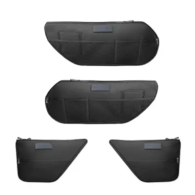 Bartact Wrangliator Full Set Door Net Pockets Replacement Storage Bags for Jeep® Wrangler JLU and Gladiator | Patent Pending | Bartact - White / Front Pair