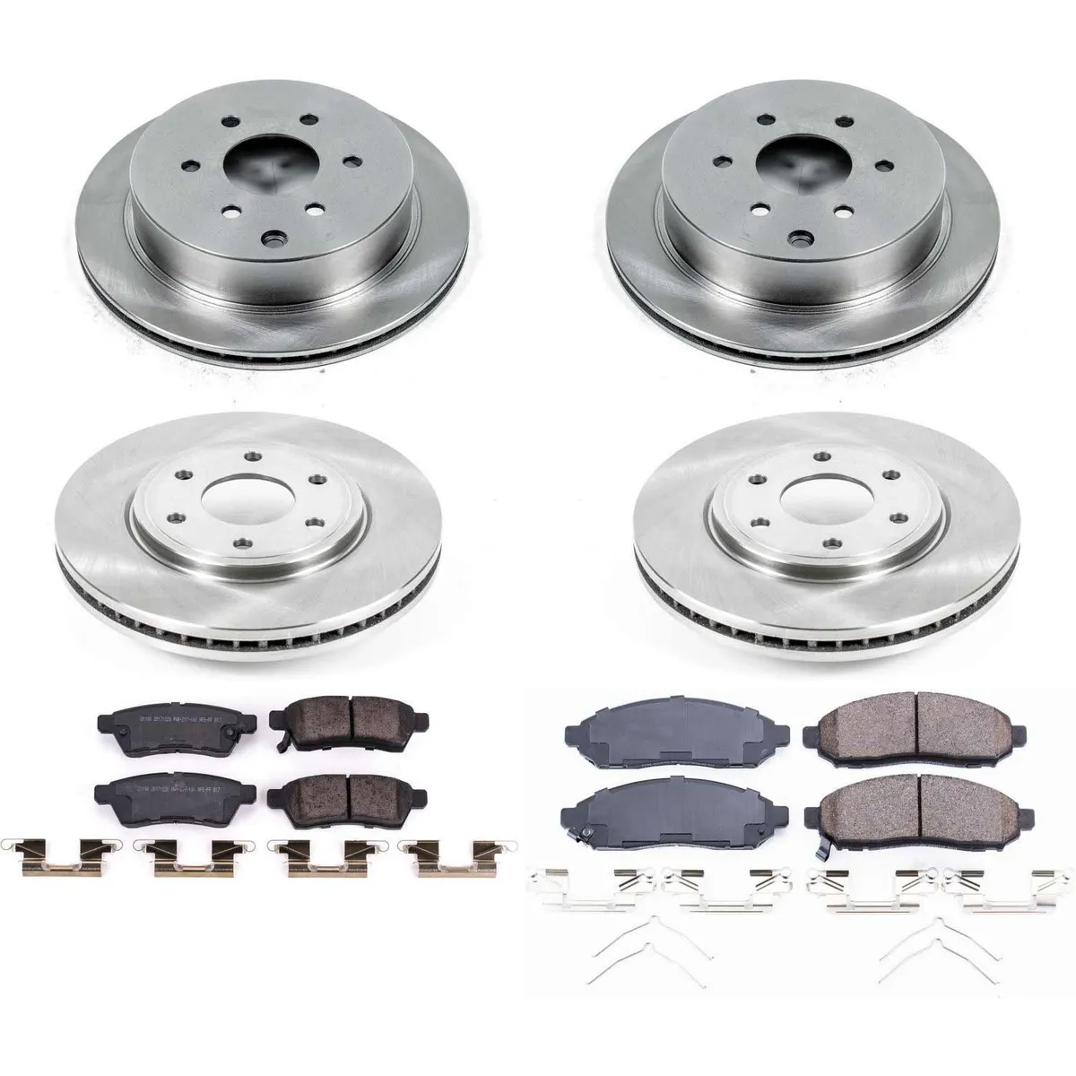Z17 Direct Replacement Kit: Rotors; Ceramic Pads W/Hardware product image