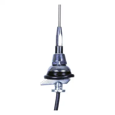 Metra Electronics ANTENNAWorks; Universal Antenna; Top Mount; For 1 in./25mm Hole; 38 in./97cm 1-Section Removable Mast; 50 in./127cm Cable; Stainless Steel;