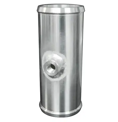 Pacific Performance Engineering Billet Aluminum Coupler 1/8 Inch Npt 2 Inch OD X 5.0 Inch Long PPE Diesel