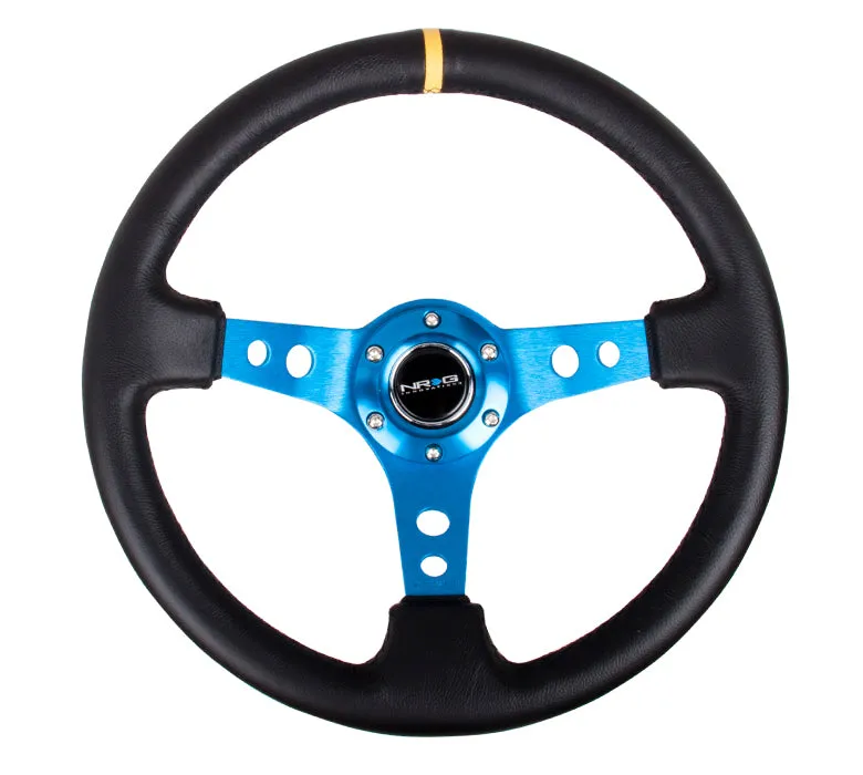 Steering Wheel 350mm 3in Dish Black Leather product image